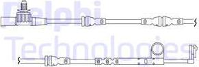 Delphi LZ0197 - Сигнализатор, износ тормозных колодок parts5.com