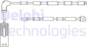 Delphi LZ0151 - Сигнализатор, износ тормозных колодок parts5.com