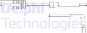 Delphi LZ0137 - Сигнализатор, износ тормозных колодок parts5.com