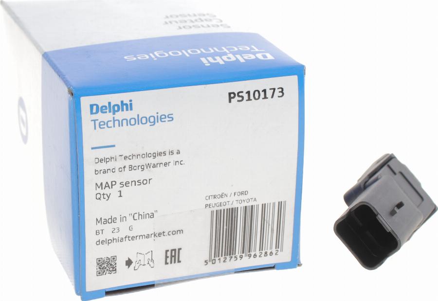 Delphi PS10173 - Датчик, давление во впускной трубе parts5.com