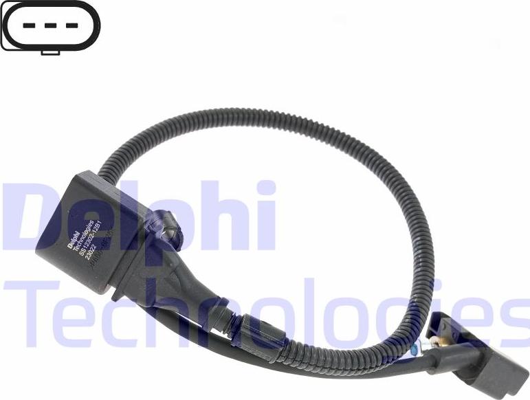 Delphi SS12302-12B1 - Датчик импульсов, коленвал parts5.com