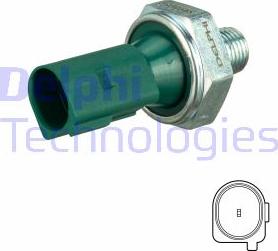 Delphi SW90059 - Датчик, давление масла parts5.com