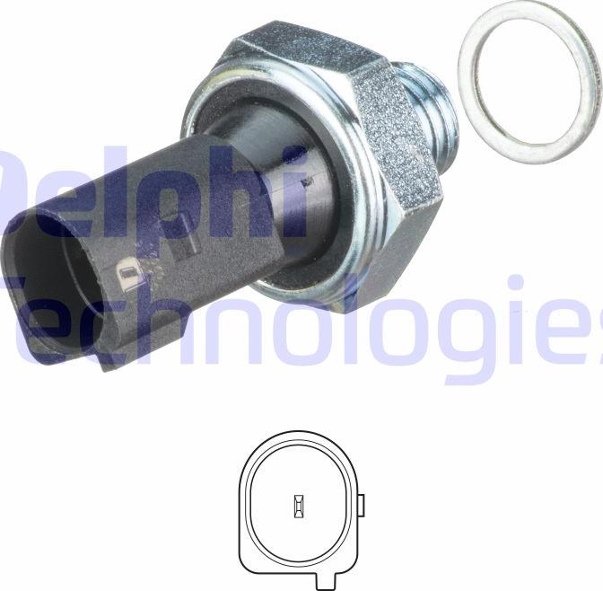 Delphi SW90056 - Sensor, presión de aceite parts5.com