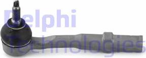 Delphi TA3458 - Наконечник рулевой тяги, шарнир parts5.com