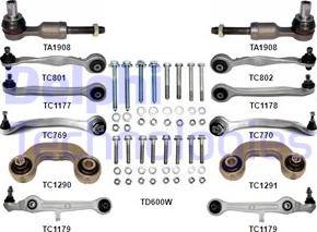 Delphi TC1500KIT - Подвеска колеса, комплект parts5.com