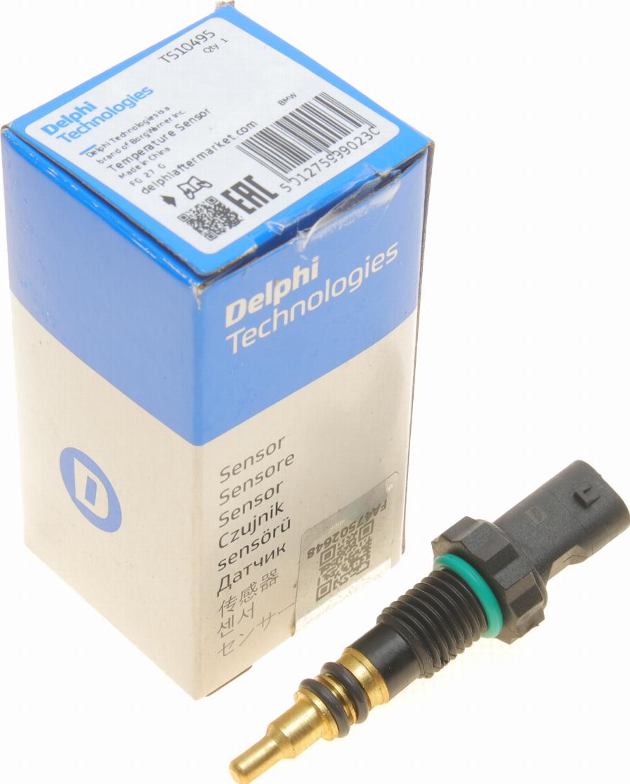 Delphi TS10495 - Датчик, температура охлаждающей жидкости parts5.com