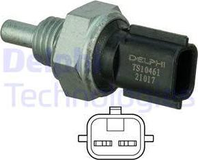Delphi TS10461 - Датчик, температура охлаждающей жидкости parts5.com