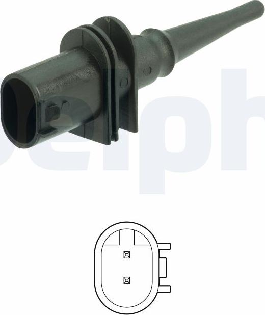 Delphi TS10533 - Датчик, внешняя температура parts5.com