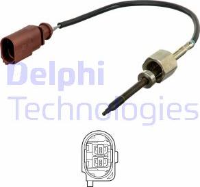 Delphi TS30262 - Датчик, температура выхлопных газов parts5.com