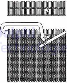 Delphi TSP0525148 - Испаритель, кондиционер parts5.com