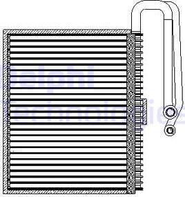 Delphi TSP0525207 - Испаритель, кондиционер parts5.com