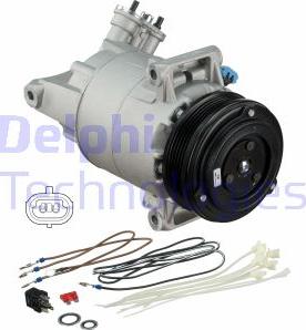 Delphi TSP0155449 - Compressor, air conditioning parts5.com