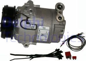 Delphi TSP0155458 - Compressor, air conditioning parts5.com