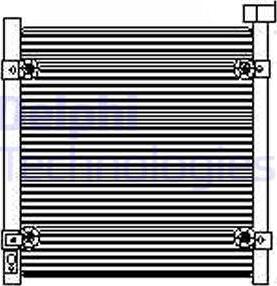 Delphi TSP0225422 - Конденсатор кондиционера parts5.com