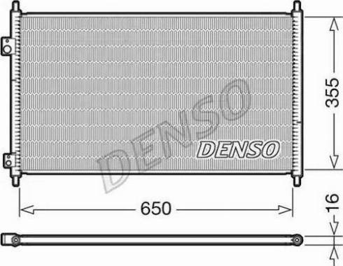 KOYORAD CD080507 - Конденсатор кондиционера parts5.com