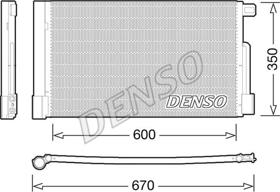 Denso DCN01004 - Конденсатор кондиционера parts5.com