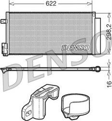 Denso DCN13110 - Конденсатор кондиционера parts5.com