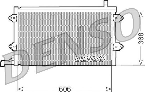 Denso DCN32003 - Конденсатор кондиционера parts5.com