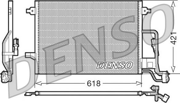 Denso DCN32018 - Конденсатор кондиционера parts5.com