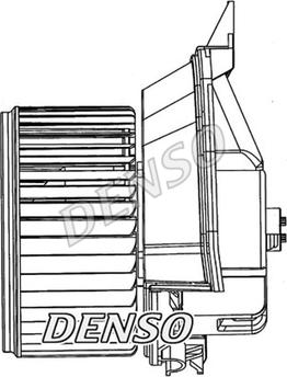 Denso DEA09200 - Вентилятор салона parts5.com