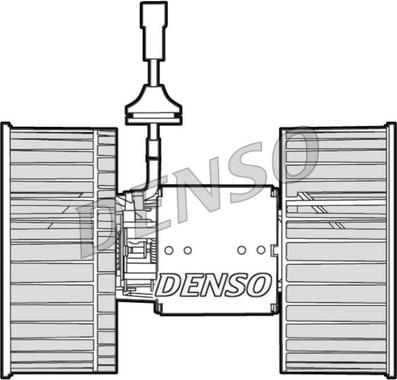 Denso DEA12002 - Вентилятор салона parts5.com