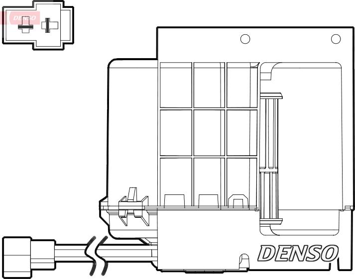 Denso DEA17033 - Вентилятор салона parts5.com