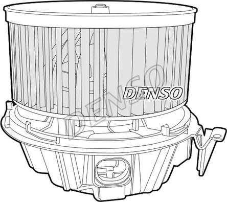 Denso DEA37001 - Вентилятор салона parts5.com