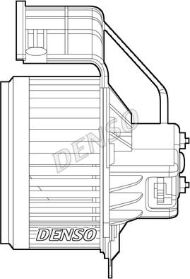 Denso DEA23020 - Вентилятор салона parts5.com