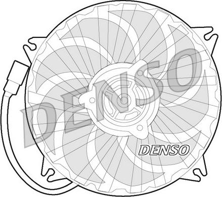 Denso DER07007 - Вентилятор, охлаждение двигателя parts5.com