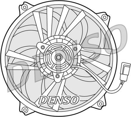 Denso DER21015 - Вентилятор, охлаждение двигателя parts5.com