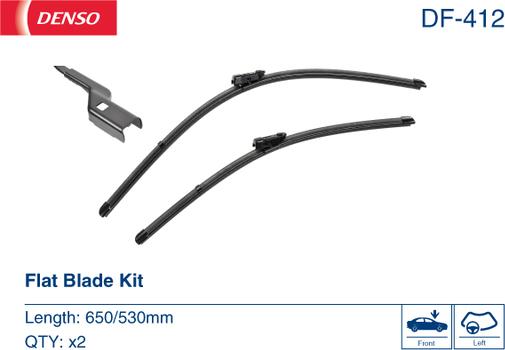 Denso DF-412 - Щетка стеклоочистителя parts5.com