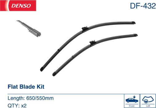 Denso DF-432 - Щетка стеклоочистителя parts5.com