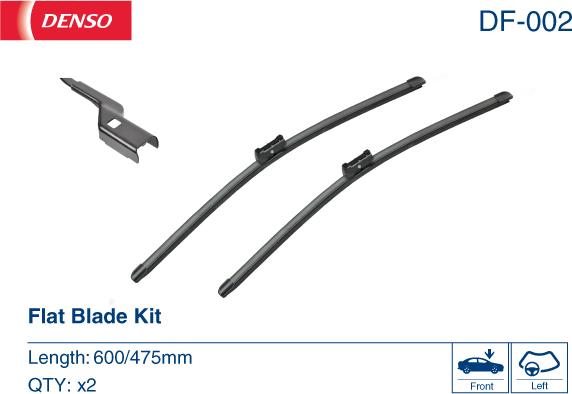 Denso DF-002 - Щетка стеклоочистителя parts5.com