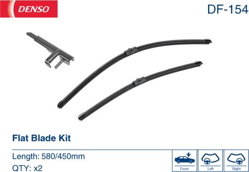 Denso DF-154 - Щетка стеклоочистителя parts5.com