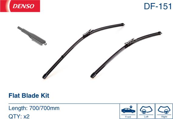 Denso DF-151 - Limpiaparabrisas parts5.com