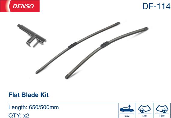 Denso DF-114 - Щетка стеклоочистителя parts5.com