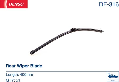 Denso DF-316 - Wiper Blade parts5.com