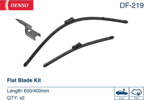 Denso DF-219 - Щетка стеклоочистителя parts5.com