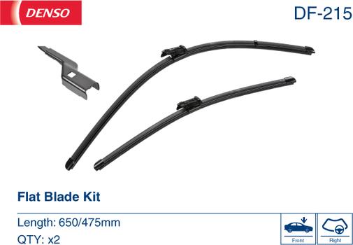 Denso DF-215 - Щетка стеклоочистителя parts5.com