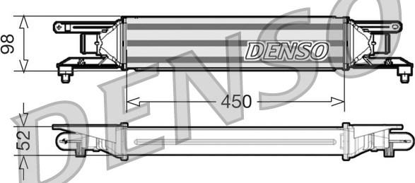 Denso DIT01001 - Интеркулер, теплообменник турбины parts5.com