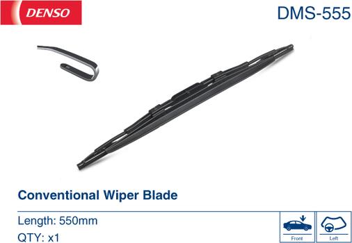 Denso DMS-555 - Limpiaparabrisas parts5.com