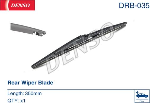 Denso DRB-035 - Wiper Blade parts5.com