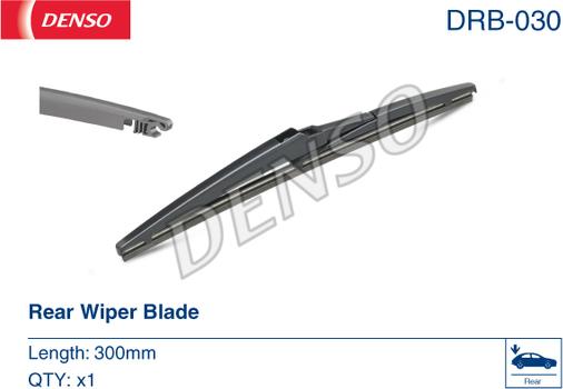 Denso DRB-030 - Щетка стеклоочистителя parts5.com