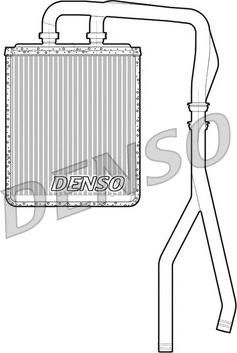 Denso DRR12010 - Теплообменник, отопление салона parts5.com