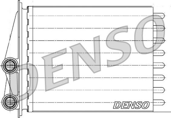 Denso DRR23020 - Теплообменник, отопление салона parts5.com