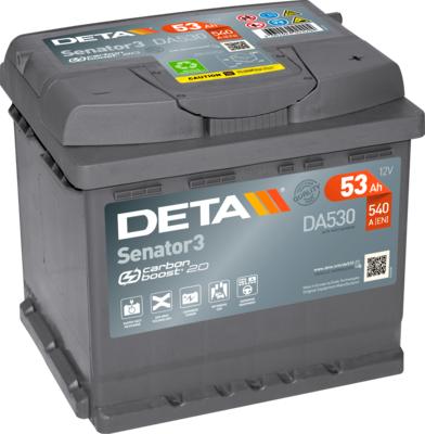 DETA DA530 - Стартерная аккумуляторная батарея, АКБ parts5.com