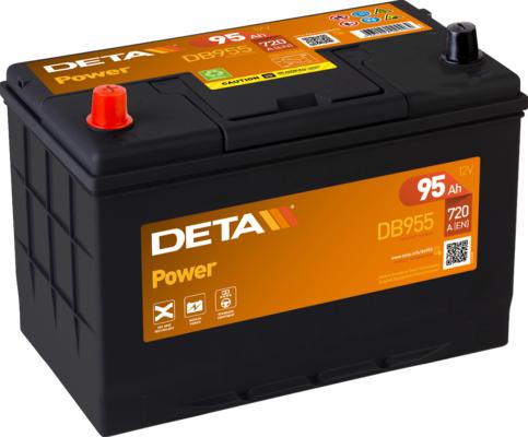 DETA DB955 - Стартерная аккумуляторная батарея, АКБ parts5.com