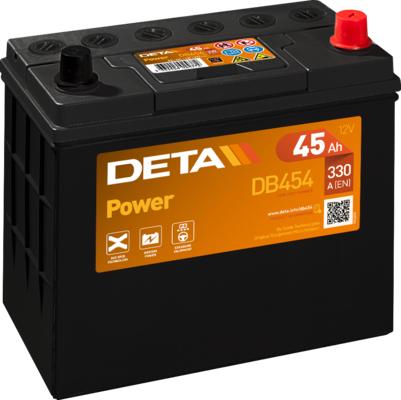 DETA DB454 - Стартерная аккумуляторная батарея, АКБ parts5.com