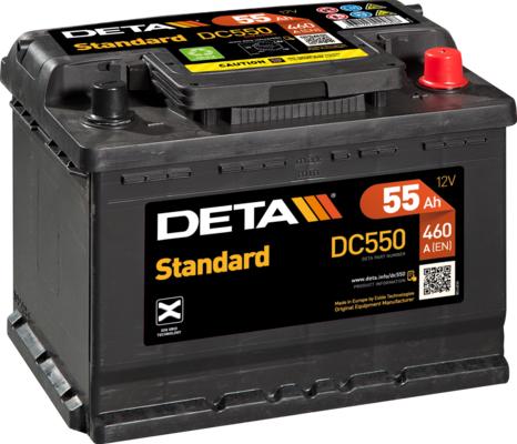 DETA DC550 - Стартерная аккумуляторная батарея, АКБ parts5.com