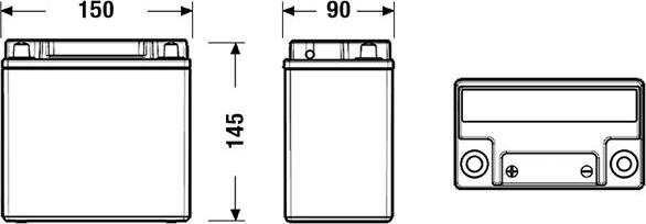 DETA DK131 - Batería de arranque parts5.com